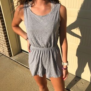 Grey Romper/Coverup Old Navy